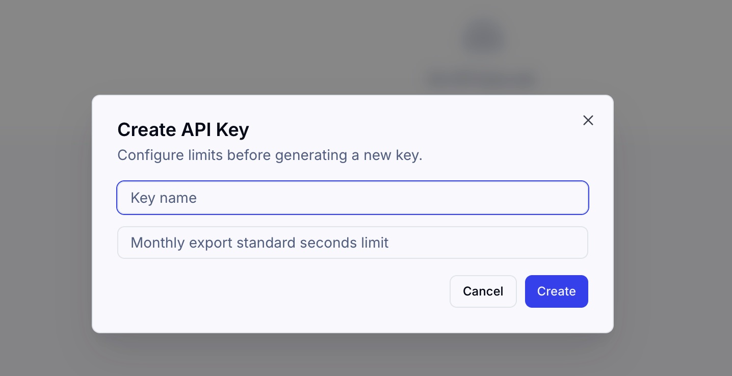 Indream API Key